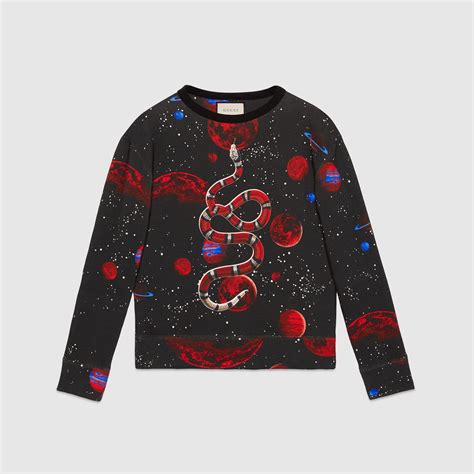 long sleeve gucci sweater|gucci space snake jumper.